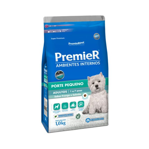 PREMIER AMBIENTES INTERNOS CÃES  ADULTO PORTE PEQUENO 1KG granel